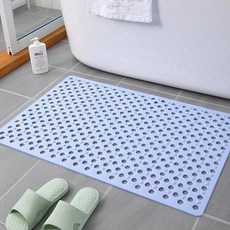 daysoy 方形浴室浴缸陽臺防滑墊, 01藍色, 1個