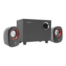 PLEOMAX 2.1聲道多媒體有源PC音箱, 黑色的, S500