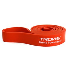 TROVIS 強力彈力帶 4階段 紅色, 1條
