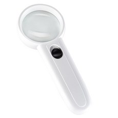 放大鏡 5X-50MM, 白色的, 1個