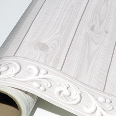 DECOMI Air-free 牆壁飾條壁貼 DWN-031, 白色飾條