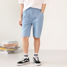 나나주니 남아용 통기성 해지청 5부 바지