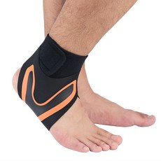 알럽핏 라이트 스포츠 발목 보호대 오른발 오렌지, 1개