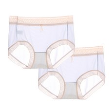 WBB 깃털 냉장고 공기 데일리 레이스 팬티 2p WH017