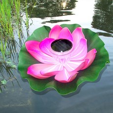 VISANG 太陽能蓮花庭園燈, 粉紅色