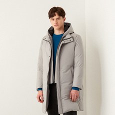MAESTRO 男款冬季雙層拉鍊長版連帽羽絨外套 MAJU1D958