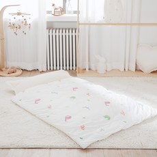 lolbaby 四季莫代爾床墊枕頭午睡被套組 一體成型, 恐龍世界