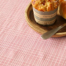 천팜 30支紗先染棉糖果格紋布料, 856 紅色