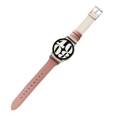 아이엠판다 갤럭시워치 호환 원터치 가죽밴드 스트랩 20mm, 인디핑크, 1개