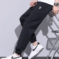 제이티엘 남성용 스포티 일자 조거팬츠