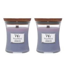 우드윅 미디엄캔들, 라벤더 스파, 275g, 2개
