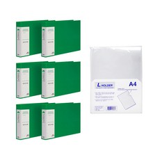 현풍 합지 세금계산서철 A5 6p + L홀더 10p, 녹색, 1세트
