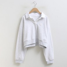 패션풀 여성용 GOLF F 카라 배색 크롭 티셔츠 28762