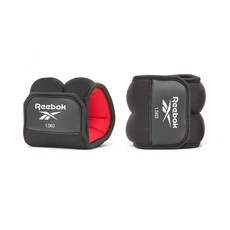 Reebok 腳踝負重帶 RAWT-11222 2入, 黑色的, 1.5公斤