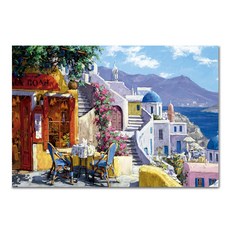 ADICO DIY 繪畫聖托里尼的浪漫 PH42 50 x 40cm, 混色