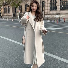 LUNA GIRL 女款Kalion毛呢長版大衣