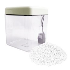 Aquatera LED一體式室內魚缸+裝飾石組 DAL25 白色, 米色（魚缸）