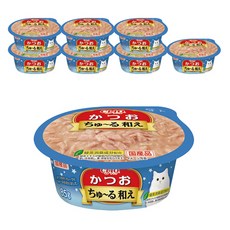 챠오츄르 고양이 범벅컵, 가다랑어, 85g, 8개 가다랑어, 85g, 8개