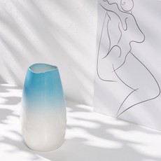 Enasu Obera 家居裝飾花瓶擺飾 TC042, 藍色