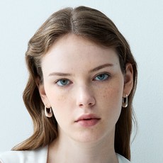 로아주 여성용 silver925 low basket onetouch earring