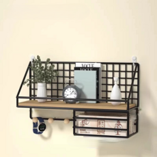 Laladay 現代壁架, 黑色, 1層