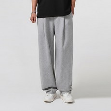 레이먼 남녀공용 데리 보아털 밴딩 와이드팬츠