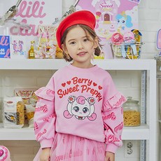 Lili Clair 女童 酸甜活潑CATCH! TEENIEPING 甜美學院風大學T