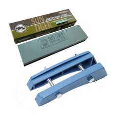 Sun Tiger 雙面油石+塑料油石架隨機出貨套組, 1組