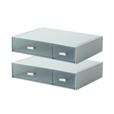 내맘대로 슬림 서랍 수납함 B RK_634, 블루, 2개
