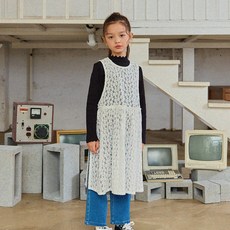 OWLEYBARN 女童蕾絲層次連身裙