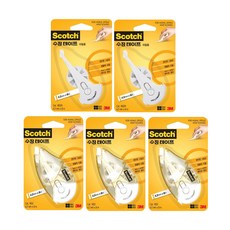 3M Scotch 修正帶 3入 + 替換帶 2入 組, 混合色, 1套