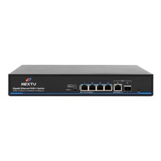 NEXTU 4埠 90W Hi PoE 集線器, POE8006SFP-BT90