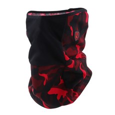 HENRY STUART 印花防寒保暖面罩, 紅色的