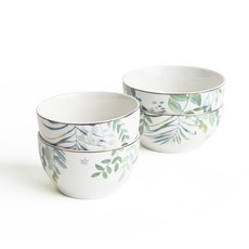 Amazonia 飯碗 2入+湯碗 2入組合, 混色, 飯碗 2入+大碗 2入