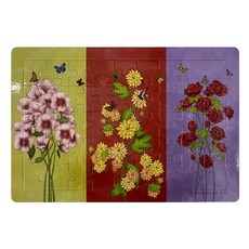 微笑高級三步程序拼圖, 45件, 插花