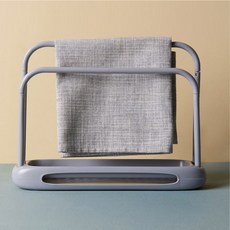 L'Atelier Beauty 雙層抹布架, 灰色, 1個