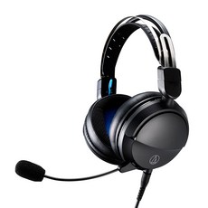 audio-technica 鐵三角 可拆式麥克風 封閉式 Hi-Fi 電競耳機麥克風, 黑色, ATH-GL3