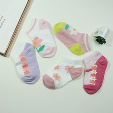 Bidangil 兒童J型高筒網眼襪5雙組