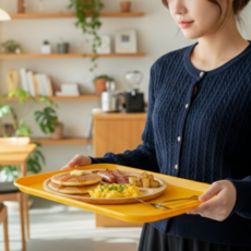 MINIMO 韓國製高強度彩色託盤, 芥末黃, 1個