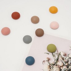 러블리팜 냉장고자석 10종 세트, 비비드원형미니