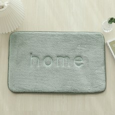 DULOS KOREA 家居生活 記憶棉腳踏墊, 薄荷灰