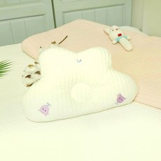 Cocomavel 優質純棉角色刺繡嬰兒定型枕, 01 夢想鯨 鯨魚, 1個