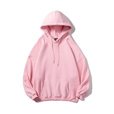 寬鬆基本輕薄春季休閒純色連帽T