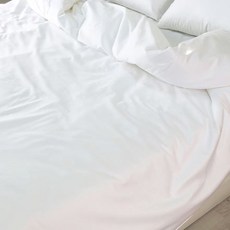 클라모프 60수 순면 호텔 이불커버, 화이트