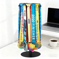 Soulrich 堅固旋轉獎牌展示架 54 x 20 cm, 黑色, 1個