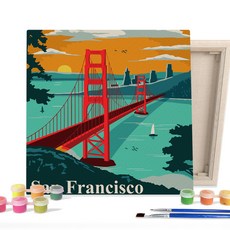 iLovePainting DIY地標繪畫, 舊金山金門大橋, 1個
