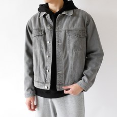 HARRISON HOMME 男士 TM 鈕扣亮點牛仔夾克 37 ICN1029