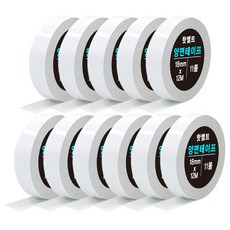 熱熔強力雙面膠帶 18mm x 12m, 不透明, 11個