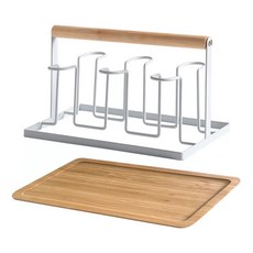 마켓피오 손잡이 컵꽂이+ 트레이, 타입1, 1세트