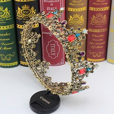 復古青銅皇冠 WC818, 紅色, 1個